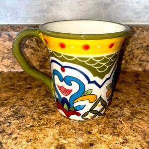 Hand Painted Pier 1 Imports Ceramic Mug